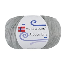 Alpaca Bris 50 g Light Grey 313 Viking Garn