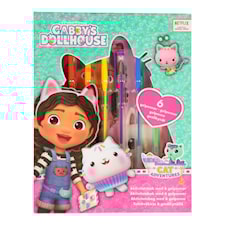 Gabbys Dollhouse Aktivitetsbok med Gelpennor