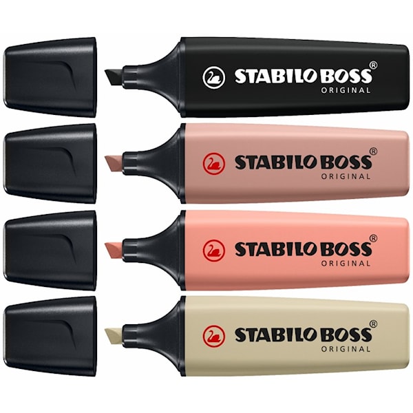 STABILO BOSS ORIGINAL Nature Colors 4-pk Version 1