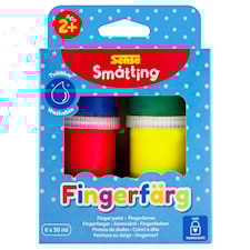 Småtting Fingerfärg 6-Pack Sense