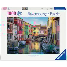 Burano Canal Venice Puslespill 1000 brikker, Ravensburger