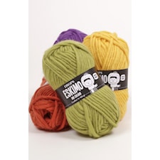 Snow (Eskimo) Uni Colour Ullgarn 50g Lavender Frost (114) Drops
