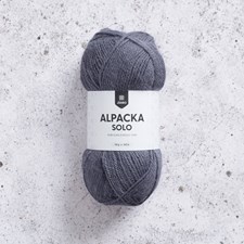 Alpacka Solo Ullgarn 50 g Velvet purple (29133) Järbo