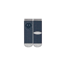 Emoji-strumpor Kali 3-pack Kids, Grå, Strl 34-36, Name it