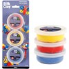 Silk Clay®, blå, rød, gul, 3x14 g/ 1 pk.