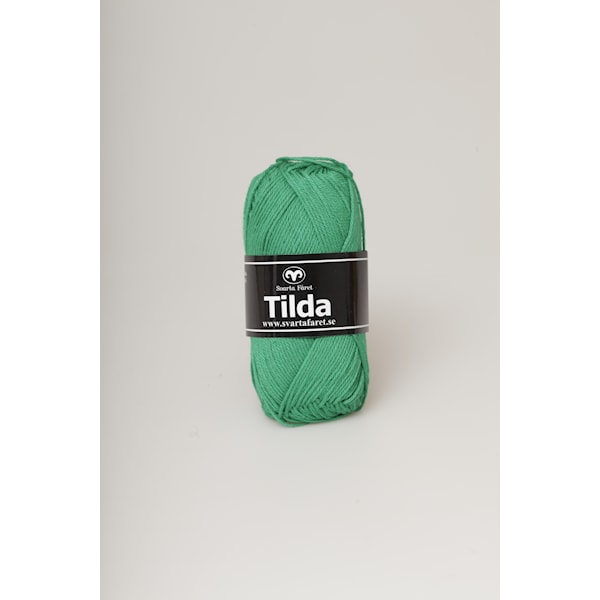 Svarta Fåret Tilda Garn Bomullsmix 50g grön 86