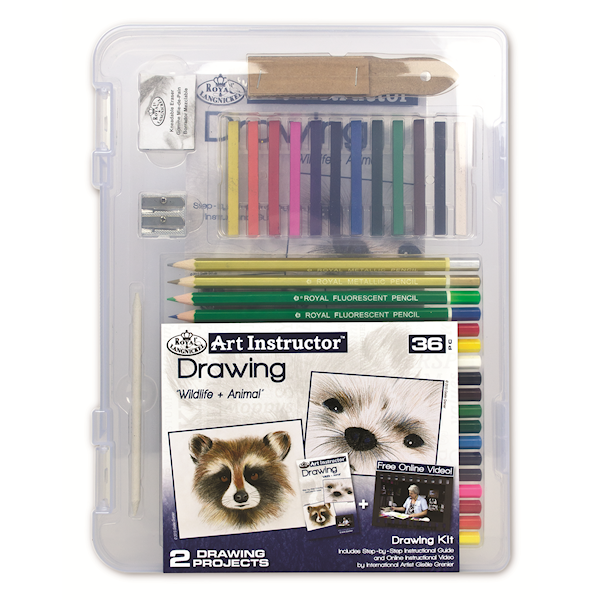 Kompakt tegneblyantsett i Clearview-format – Art Instructor