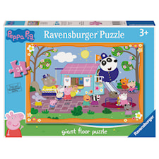 Peppa Pig Clubhouse Stort Gulv Puslespill 24 brikker Ravensburger