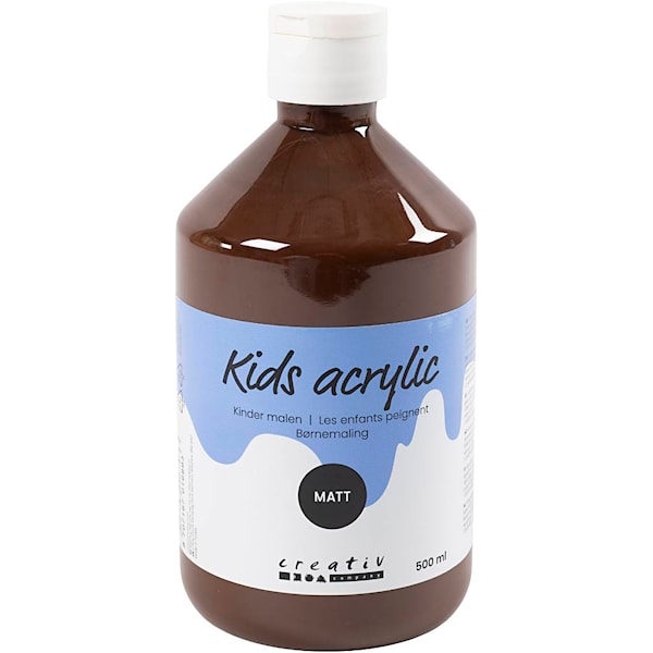 A-Color akrylmaling, 500 ml, svart