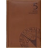 Kalender A5 Fem års-dagbok brun Almanacksförlaget