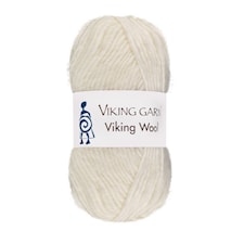 Viking Wool Garn 50 g Vit 500 Viking Garn