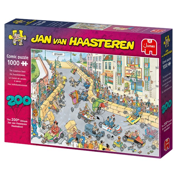 Jan Van Haasteren 200th puzzle illustration celebration! Pussel 1000 bitar, Jumbo