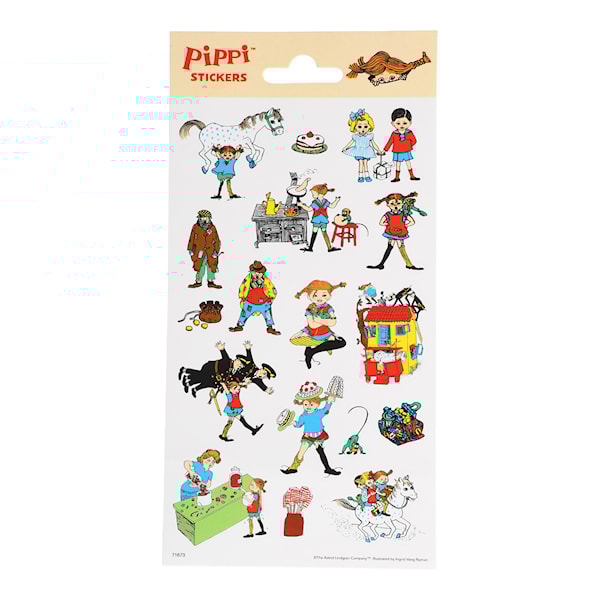 Klistremerker Pippi 2