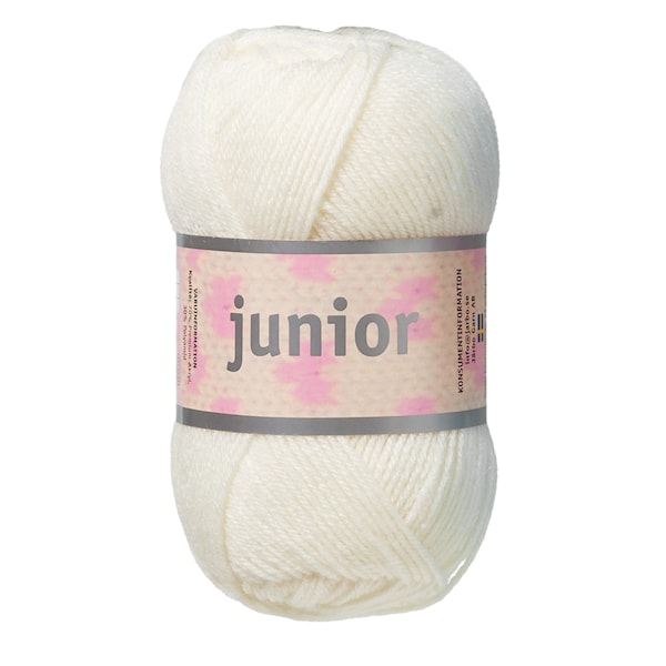 Junior Garn Akrylmix 50g Ecru (67021)