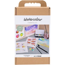 DIY Kit Akvarell Blomster Lærke Egefjord x Creativ Company