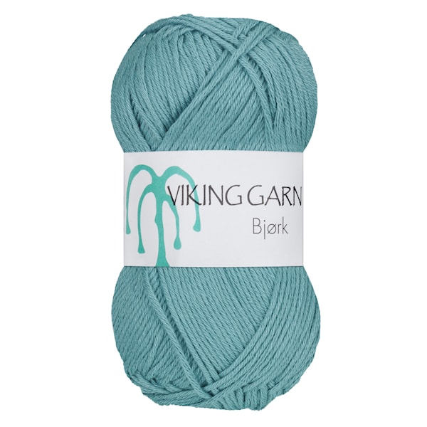 Bjørk 50 g Lys petrol 528 Viking Garn