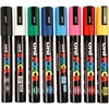 Posca Marker Set Mixade färger PC-5M spets 2,5 mm 8p