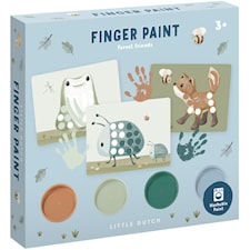 Fingerfärg Forest Friends 4-pack Little Dutch