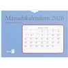Väggkalender 2026 Månadskalendern 430x300 mm Burde