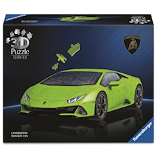 Iconic Lamborghini Huracán EVO-Verde 3D-Pussel 108 Bitar, Ravensburger