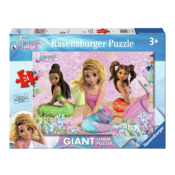 Mermaid Magic Giant Golvpussel 24 Bitar Ravensburger