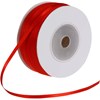 Satiininauha, Lev: 3 mm, punainen, 100 m/ 1 rll