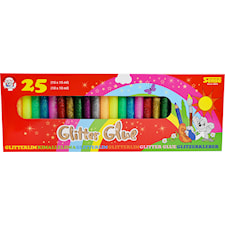 Glitterlim Färgmix 25-p, Sense