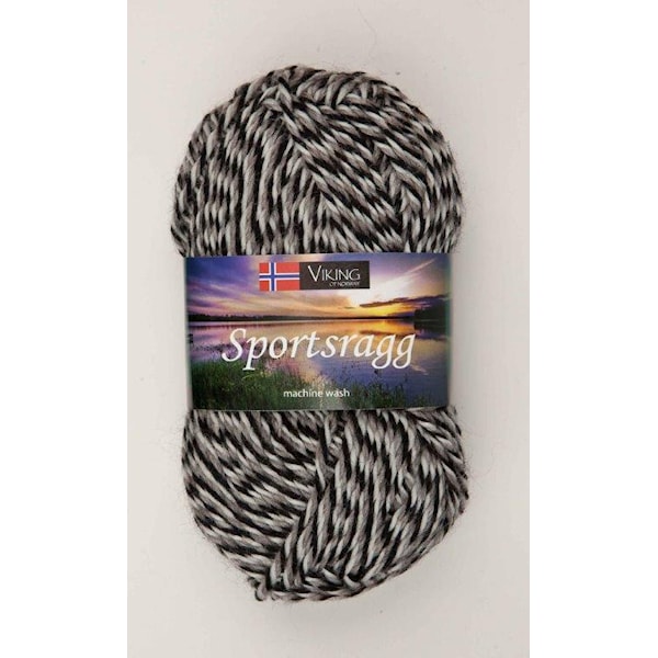 Viking of Norway Sportsragg 50 gr grå/sort/hvit 580