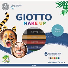 Ansiktsfärger Pennor Classic 6-pack Giotto