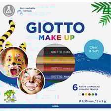 Sminkeblyanter Standardfarger 6 stk./ 1 pk. Giotto