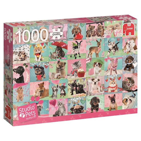 Studio Pets, Lovely day, Pussel 1000 bitar, Jumbo