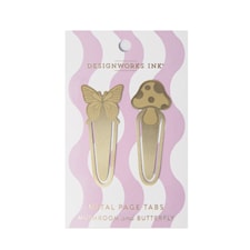 Bokmärken Svamp & Fjäril Metall Designworks ink