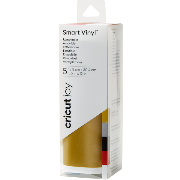 Cricut Joy Smart Vinyl Removable 14x30cm 5-sheet Sampler (Elegance)