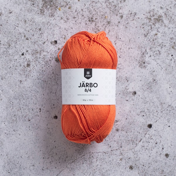 8/4 Garn Unicolor 32028 Oransje