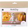 Mini DIY Kit Modellering, Mumie, hvit, 1 pk.