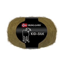 Kid/Silk Garn 25 g Olivgrön 333 Viking Garn