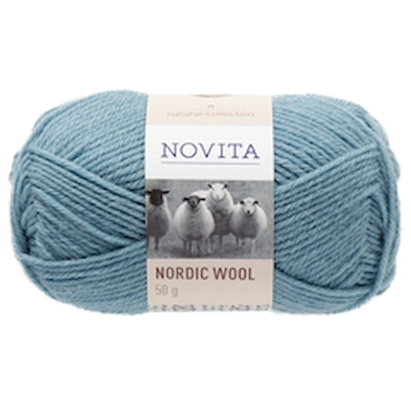 Novita Nordic Wool Garn Ullgarn 50 g, vatten 116