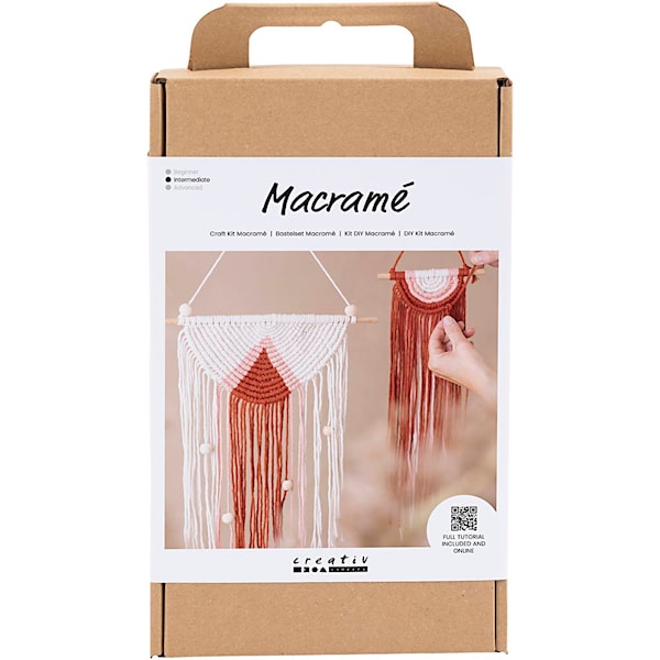 DIY Kit Makramé, Väggdekoration, 1 förp.