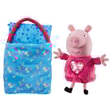 Peppa med sovepose Dukke 25 cm Peppa Gris