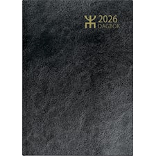 Kalender Dagbok 2026 Svart Almanacksförlaget