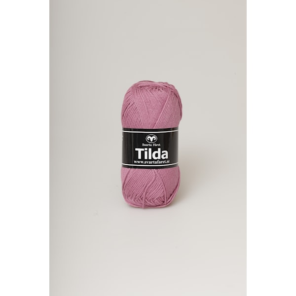 Svarta Fåret Tilda Garn Bomullsmix 50g gammalrosa 543
