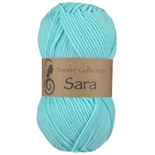 Sara Akrylgarn 50 gr Ljus turkis 928, Viking Snorre