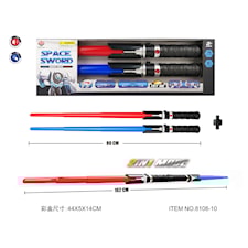 Lasersvärd med Ljud & Ljus 2-pack' Suntoy