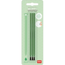 Täyttöpakkaus Erasable gel pen -kynille, 3 kpl, vihreä