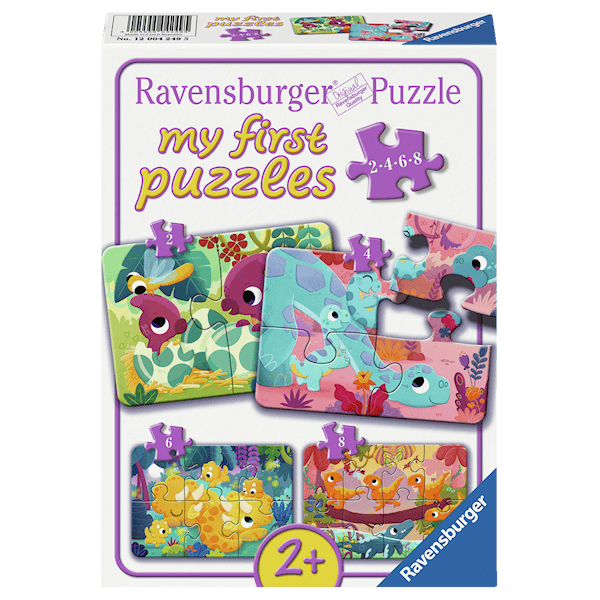 Sweet Dinos Barnpussel 2/4/6/8 Bitar Ravensburger