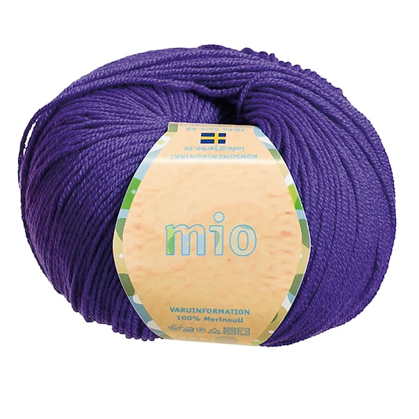 Mio Garn Merinoull 50g Signalviolett (30214)