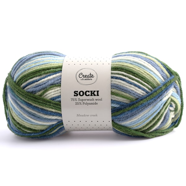 Adlibris Socki Lanka Villasekoitus 100g Meadow Creek B003