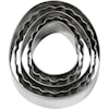 Metallimuotit, muna, koko 8 cm, 5 kpl/ 1 pkt
