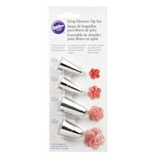 Tipper, Drop Flower, 4 deler, Wilton