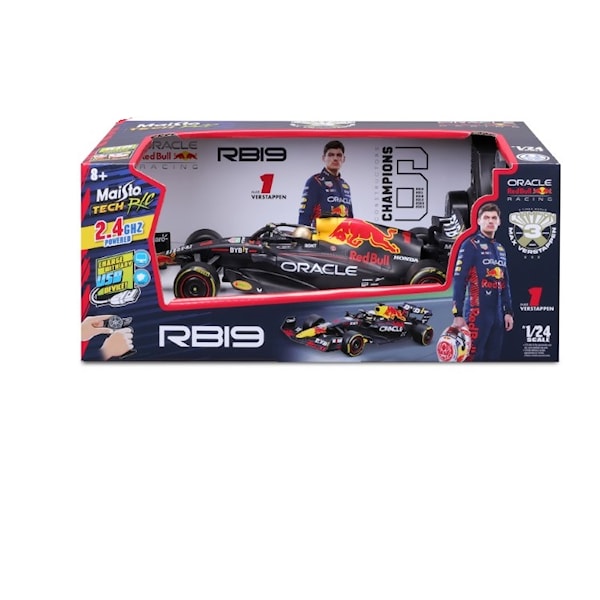 Maisto Red Bull RB19 F1 Radiostyrt Racerbil 2023 Max Verstappen 1:24 -  Biler - Metall,Plast